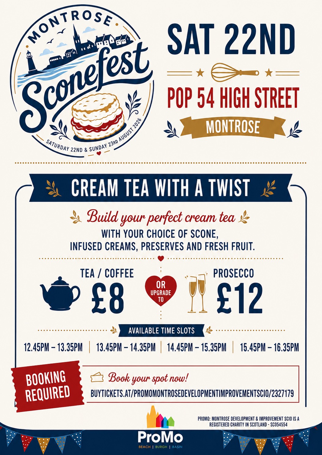 Scone Fest Cream Tea with a Twist